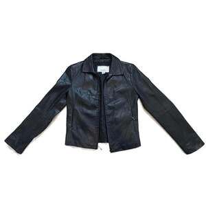Vintage Wilsons Leather Black Bikercore Leather Jacket Size M